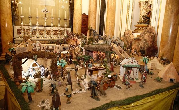 Horario del belén centenario de la Basílica de Valencia y días de visita