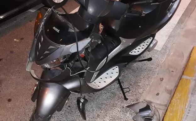 Herido un motorista en un accidente en Puerto de Sagunto