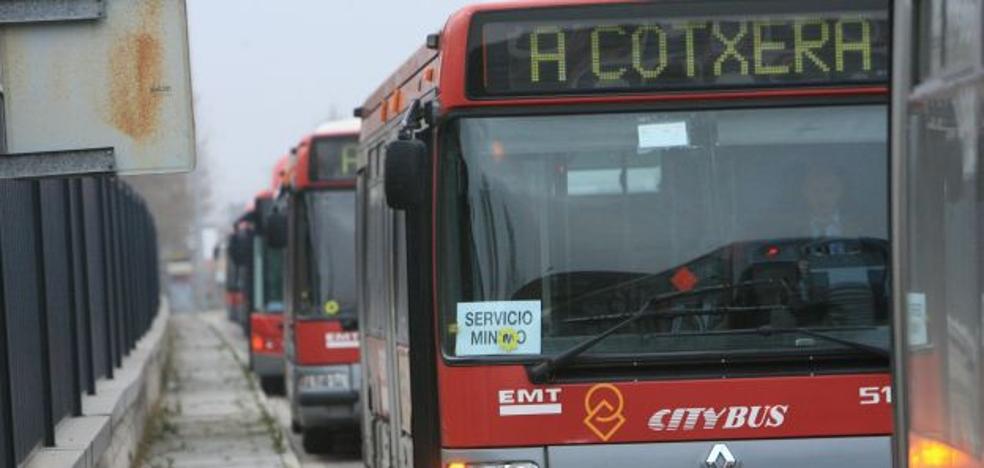 Una huelga de la EMT sorprende a los usuarios en Valencia