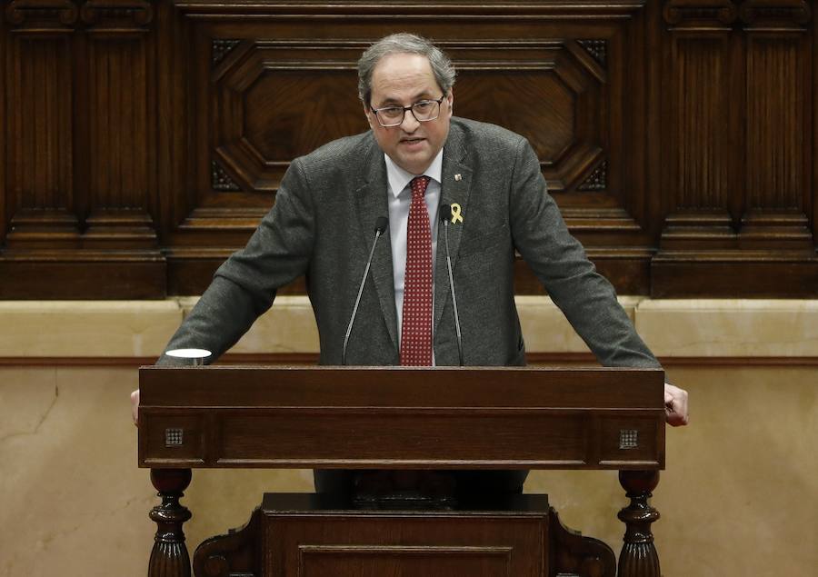 Torra no descarta una declaración de independencia como respuesta a las sentencias del 1-O