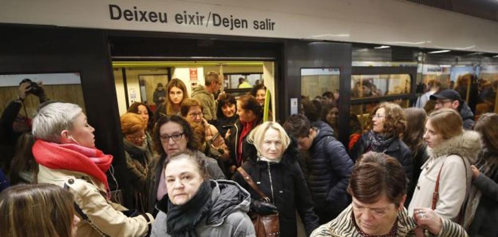 Los paros vuelven hoy a Metrovalencia