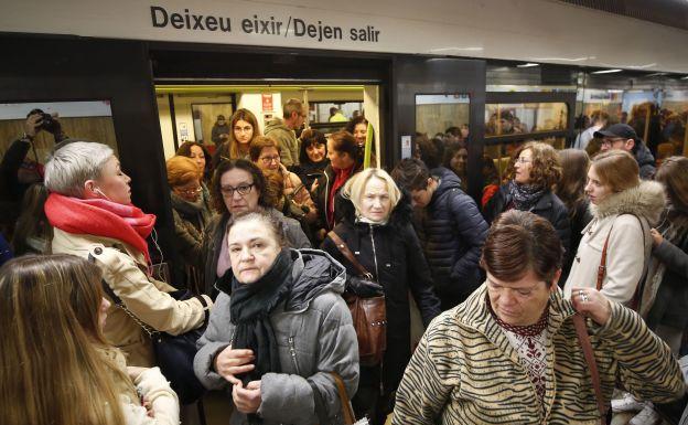 Los paros vuelven hoy a Metrovalencia