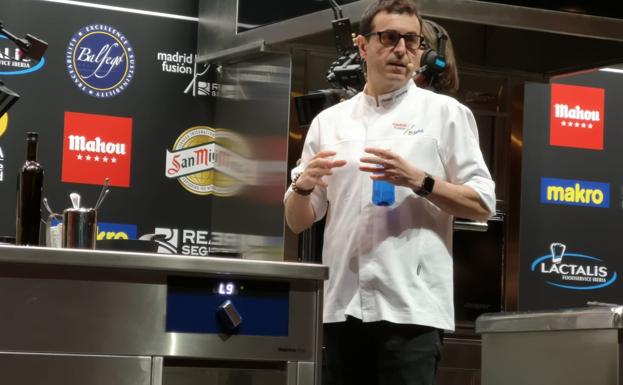 Camarena sorprende con su cocina de la humedad en Madrid Fusión