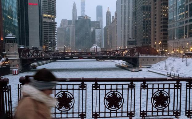 EEUU se congela y deja imágenes de película