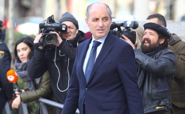 Francisco Camps niega ante el juez cualquier implicación con la contratación de Gürtel en Valencia