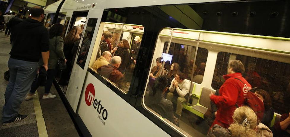 Los usuarios del metro de Valencia sufrirán 17 días de paros