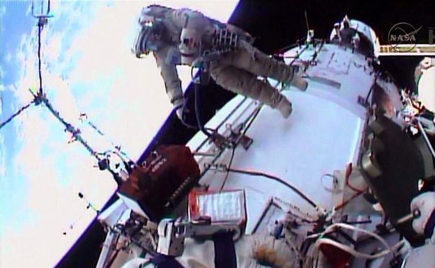 Se vuelve a estroperar el retrete de la Estación Espacial Internacional