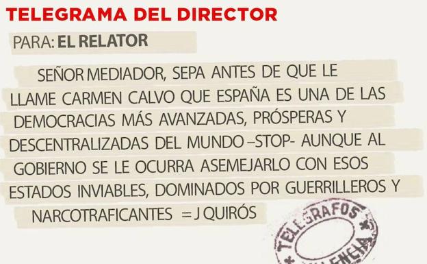 TELEGRAMA PARA EL RELATOR