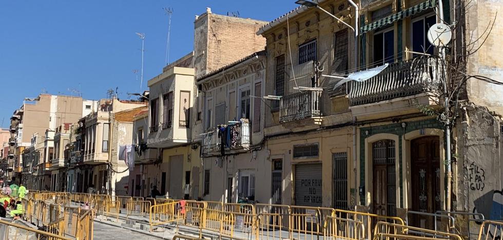 El Ayuntamiento de Valencia sólo acaba una de 15 obras con fondos europeos en el Cabanyal