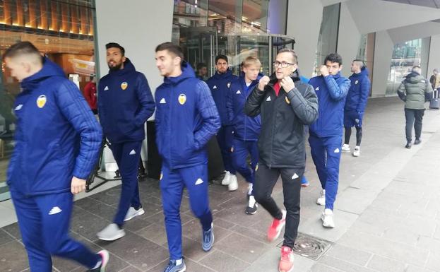 Paseo por Glasgow previo al choque ante el Celtic