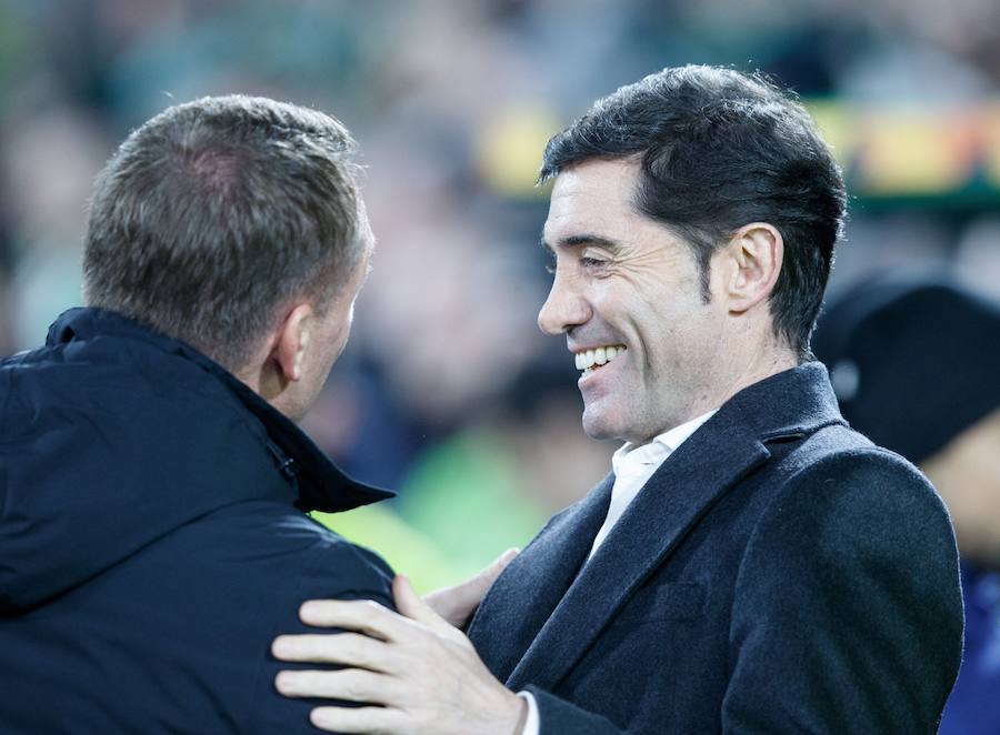 Alemany, Marcelino y Longoria, pasarela de satisfacción en la banda de Celtic Park