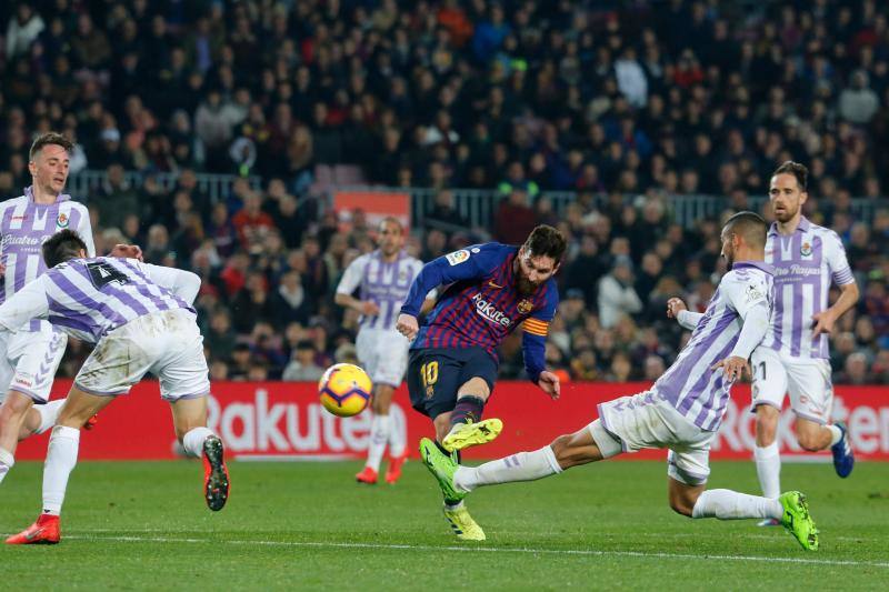 Las mejores imágenes del Barcelona-Valladolid