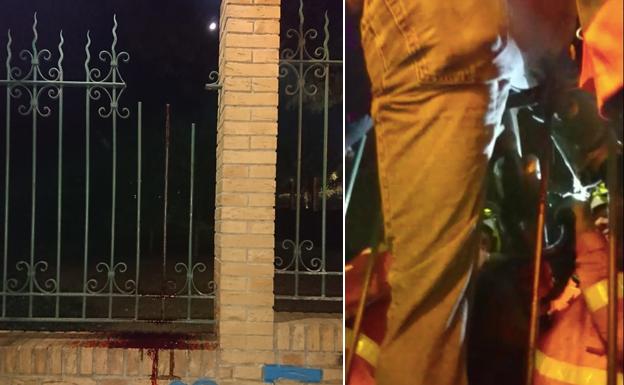 Un hombre se queda clavado en una valla en Torrent cuando buscaba a su gato de madrugada