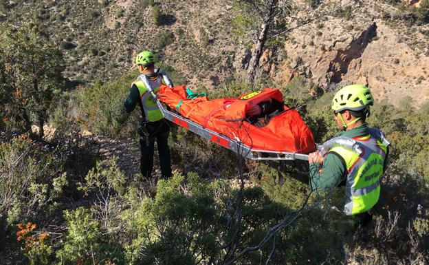 La Guardia Civil rescata a una senderista en Chelva