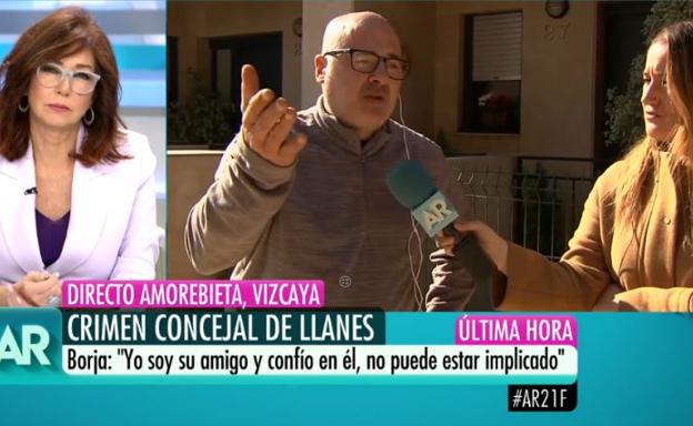 La discusión en directo de Ana Rosa Quintana y un amigo del detenido por el crimen de Llanes