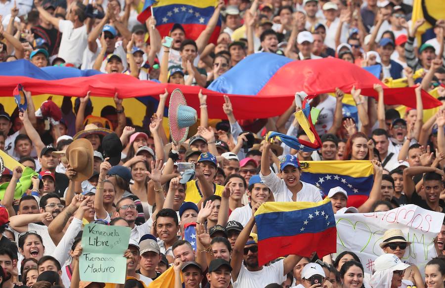 Las imágenes del concierto de Venezuela