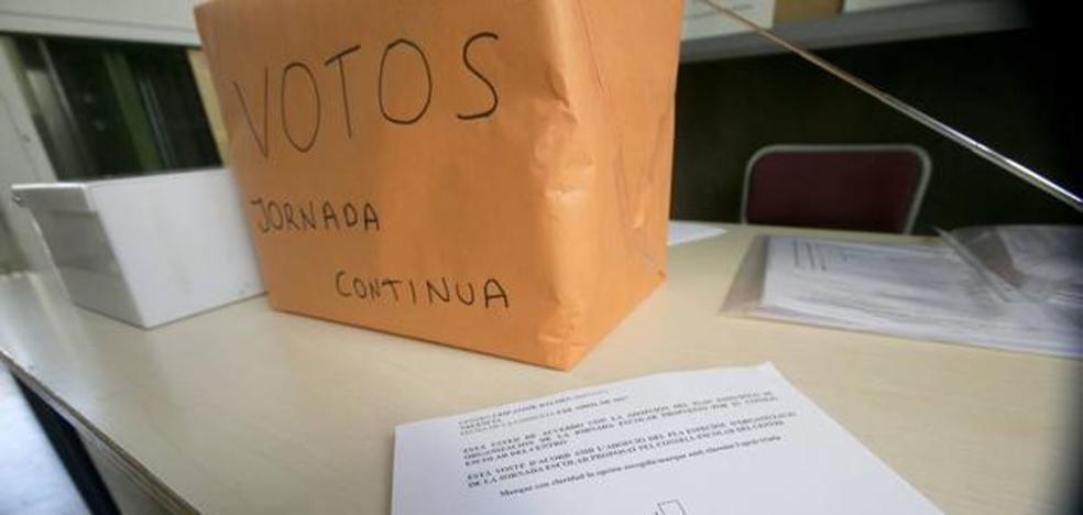 Los 90 colegios que votarán si implantan la jornada continua el curso que viene