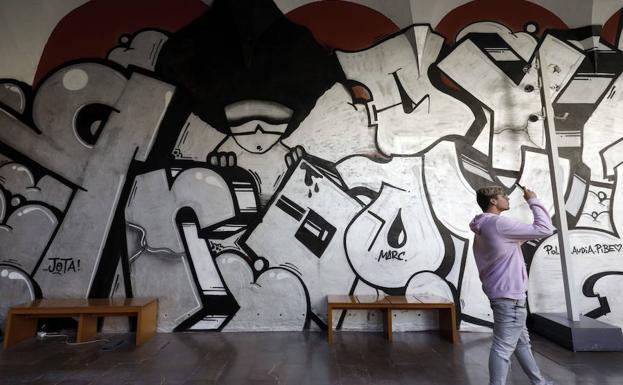 La denuncia del grafiti provoca la polémica en la UGT