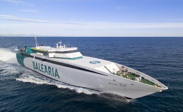 Baleària conectará Dénia y Formentera en menos de dos horas con el remotorizado fast ferry 'Ramon Llull'