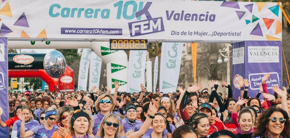 Recorrido de la 10K Femenina y calles cortadas en Valencia
