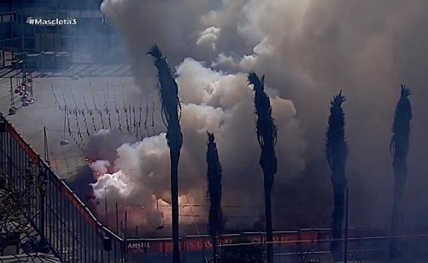 Revive la espectacular mascletà andaluza de hoy en Valencia