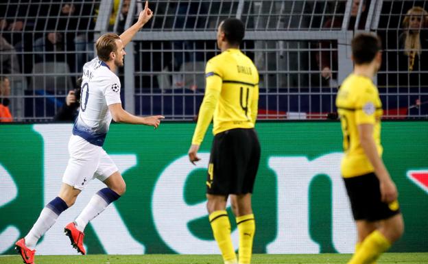 Lloris y Kane fulminan al heroico Dortmund