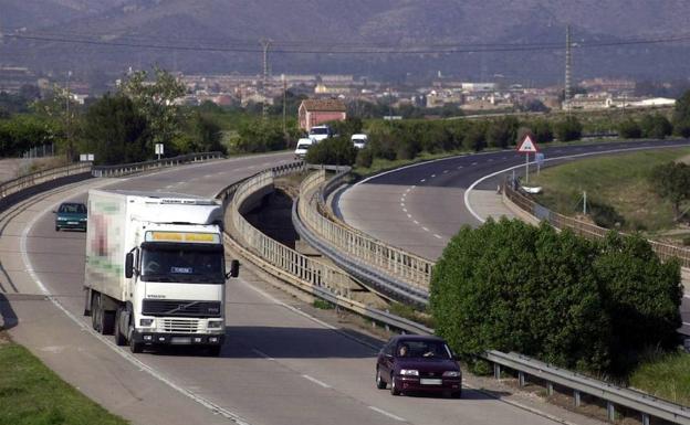 Interceptan un tráiler en la A-7 con 90 kilos de marihuana y hachís con destino a Alemania