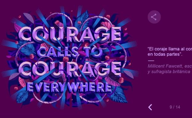 Las 13 maravillosas frases con las que el doodle de Google celebra el Día de la Mujer 2019