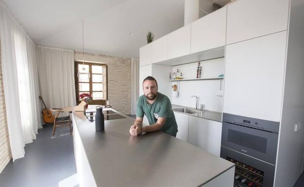 La casa de Raúl Cerdán, un loft modular