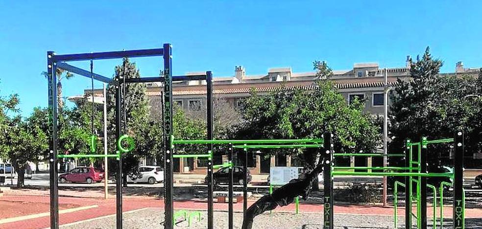 Invierten 120.000 euros en tres nuevas zonas de 'workout'