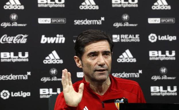 Marcelino: «¿Si le daré la mano a Bordalás? Si llego en hora sí»