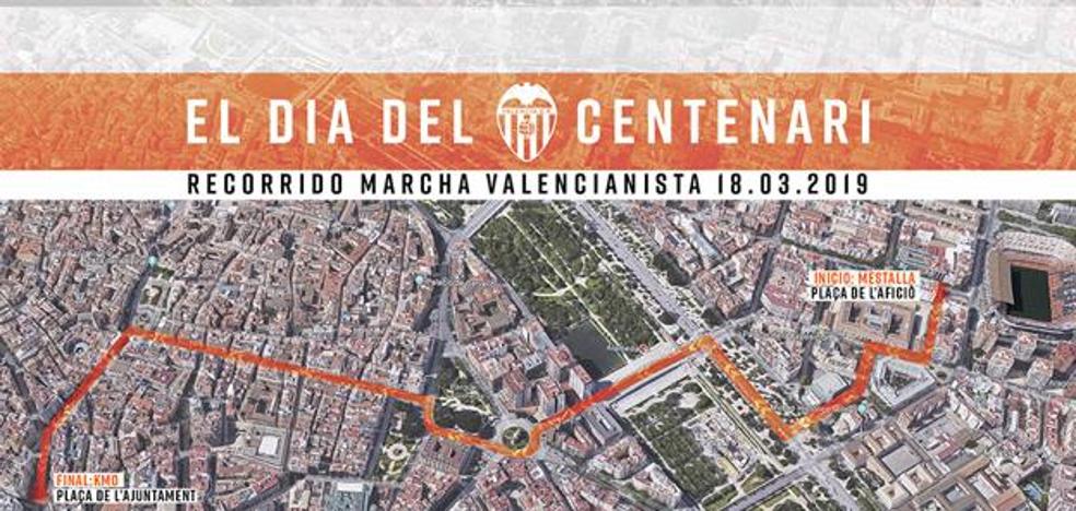 El Centenario del Valencia CF, en directo
