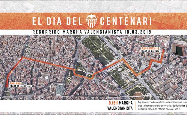 El Centenario del Valencia CF, en directo