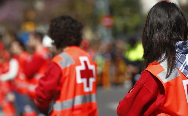 38 atendidos en la mascletà y sólo tres evacuados por la Cruz Roja