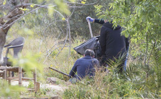 Búsqueda del arma homicida del doble crimen de los dos niños de Godella