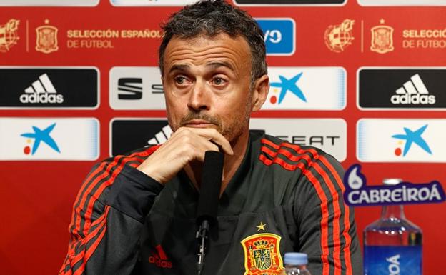 Luis Enrique: «Llevamos una media de 2,7 por partido; para estar faltos de gol no nos va mal»