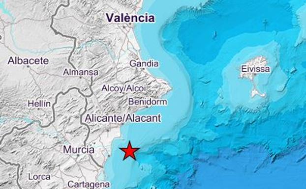 Un terremoto de magnitud 3,2 se deja sentir en Torrevieja, Santa Pola y Guardamar