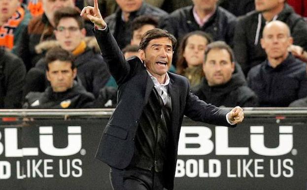 VÍDEO | La celebración de Marcelino tras el 1-0