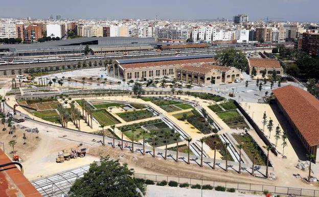 El Parque Central de Valencia acuerda la venta de solares y el final de las obras ferroviarias
