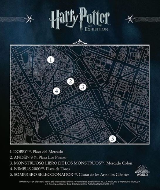 Las esculturas gigantes de Harry Potter en Valencia