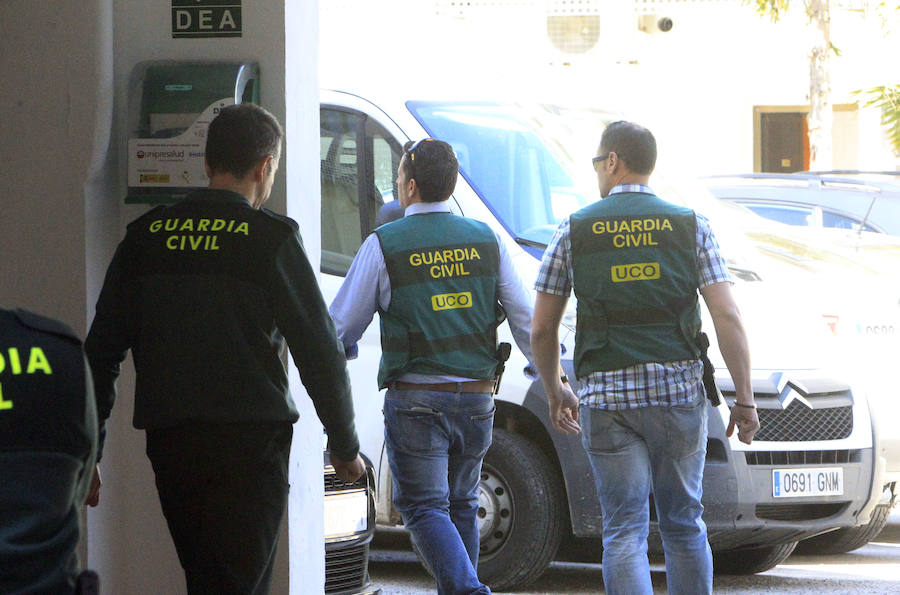 Vicente Prieto y Carlos Turró acuden a declarar al juzgado de Patraix