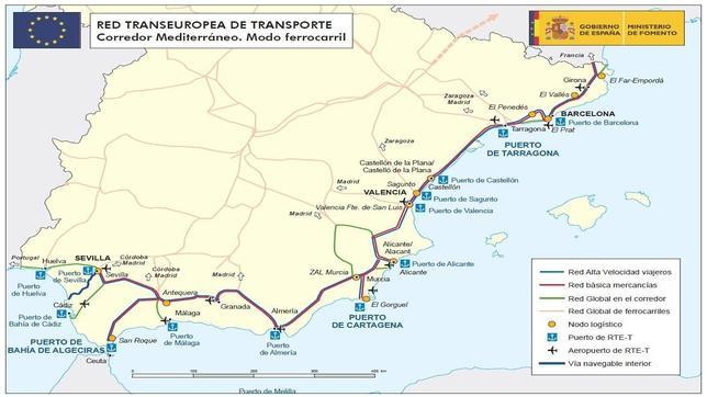Corredor mediterráneo y Cercanías: el programa electoral de PP, PSPV, Vox, Ciudadanos, Compromís y Podemos en 2019