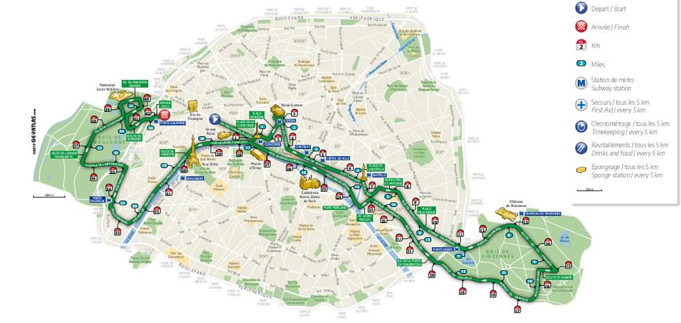 El Maratón de París 2019, en directo por televisión y en streaming online