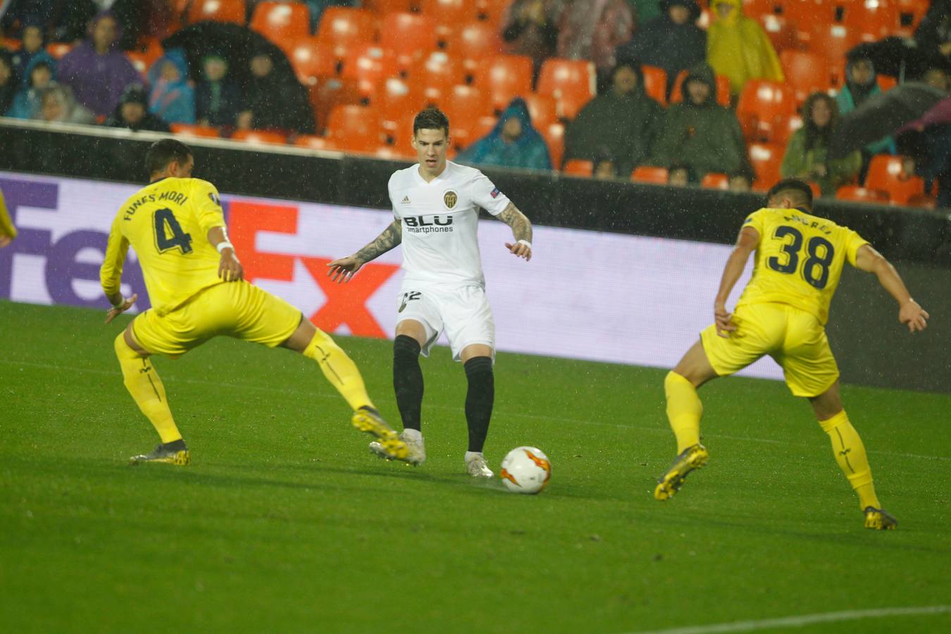 Valencia CF - Villarreal en la vuelta de los cuartos de final de la Europa League