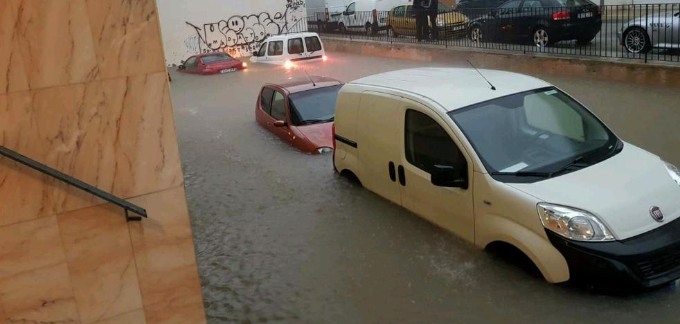 El temporal deja 250 l/m2 en Xàbia y un centenar de rescates entre la Marina Alta y La Safor
