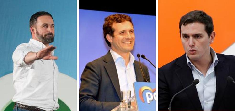 ¿Indeciso? Compara el programa electoral de Vox, PP y Ciudadanos para decidir tu voto