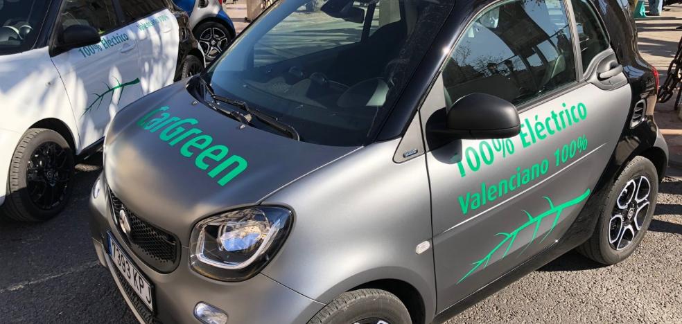 Los coches compartidos en la calle se estrenarán en Valencia con cien vehículos este verano