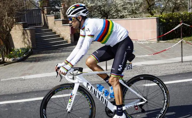 Valverde, baja definitiva para el Giro