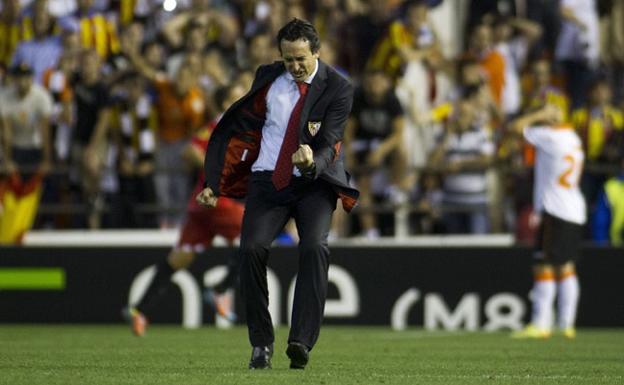 Marcelino defiende a Emery: «Hizo un extraordinario trabajo aquí»