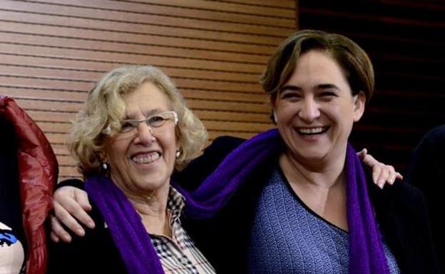 El CIS en Madrid y Barcelona: Carmena y Colau, alcaldesas. Así será el reparto de escaños